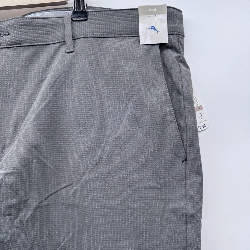 Tommy Bahama Mens Short 42 Fog Grey Island Zone Golf Stretch NWT